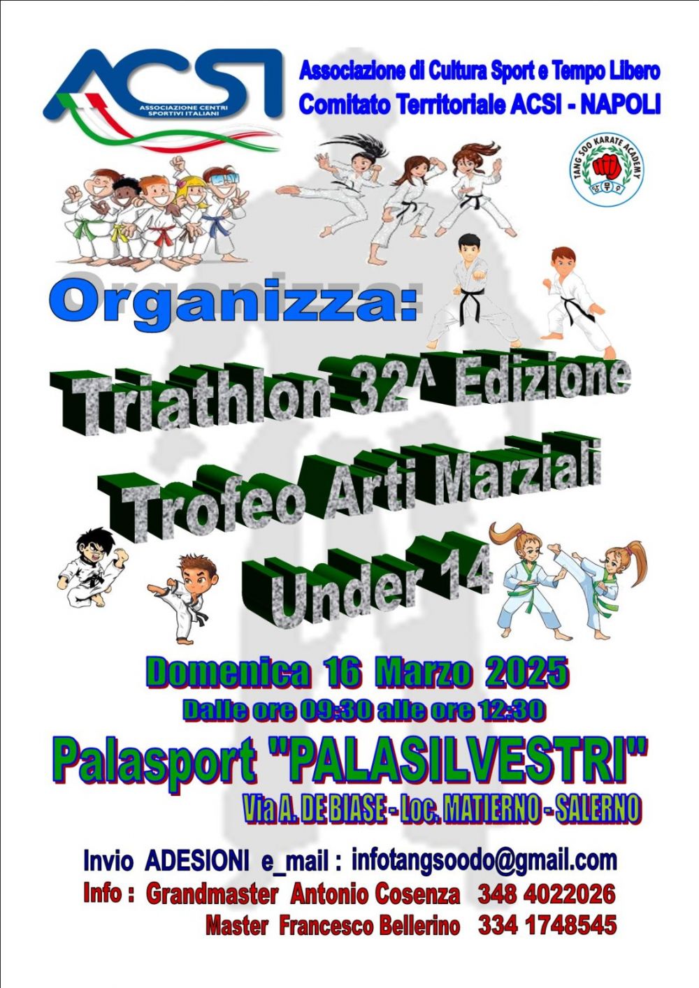 32^ Edizione Triathlon - Trofeo Arti Marziali Under 14