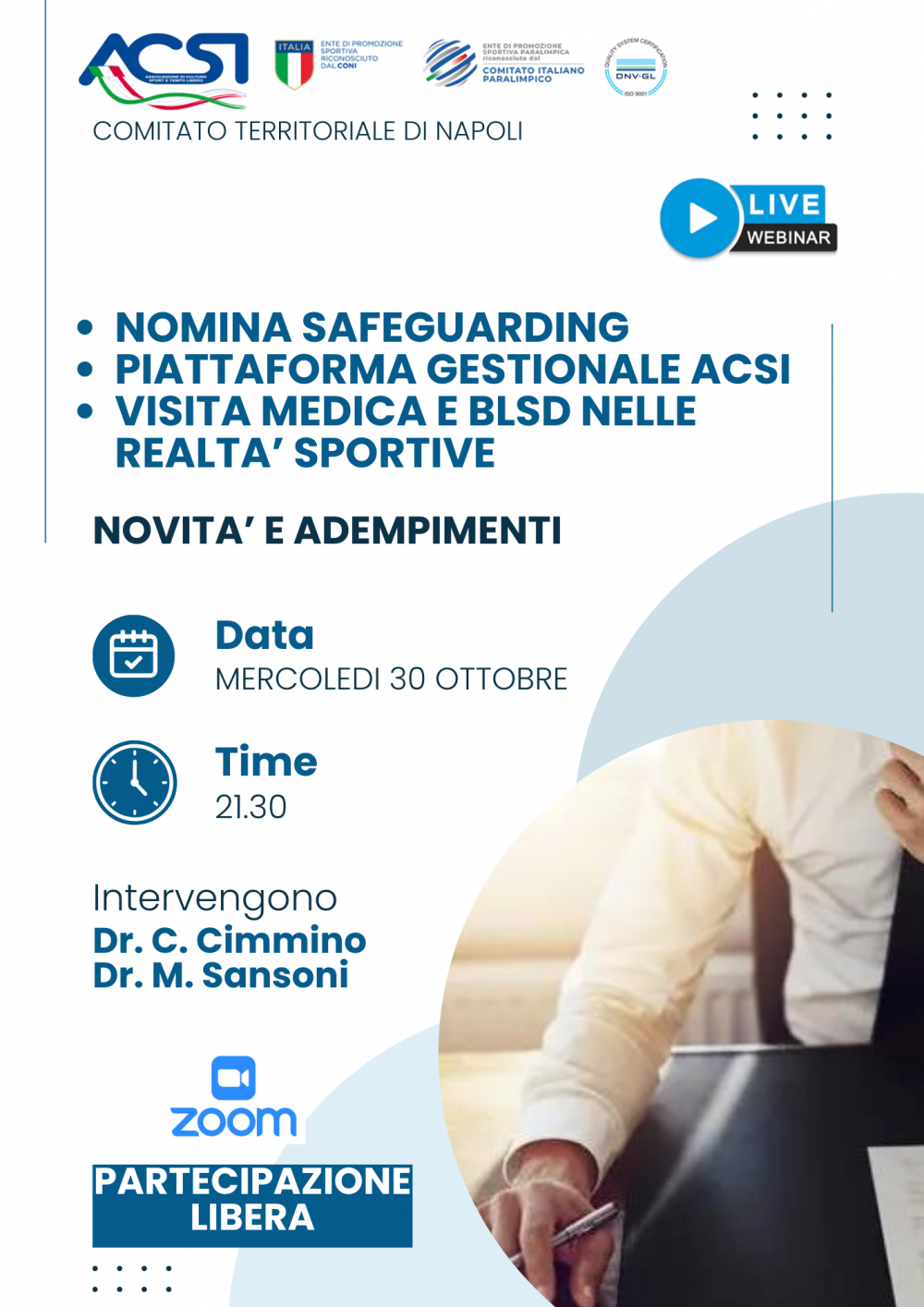 Webinar - ACSI Territorio di Napoli